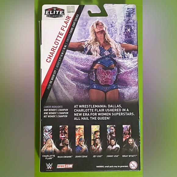 Autographed (JSA Certified) WWE Elite Collection Series 54 Charlotte Flair - Picture 6 of 6
